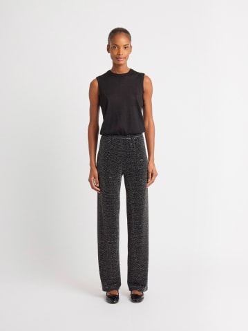 pantalon Sail en polyamide brillant noir