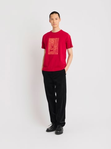 red cotton Le Mixte artist Thibaut Ren t-shirt