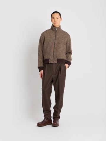 blouson Travis en laine marron