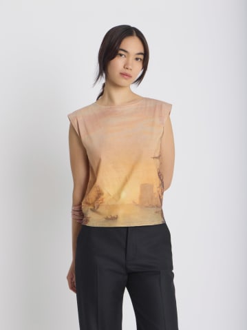 cotton t-shirt agn&egrave;s b. inspired by the Louvre