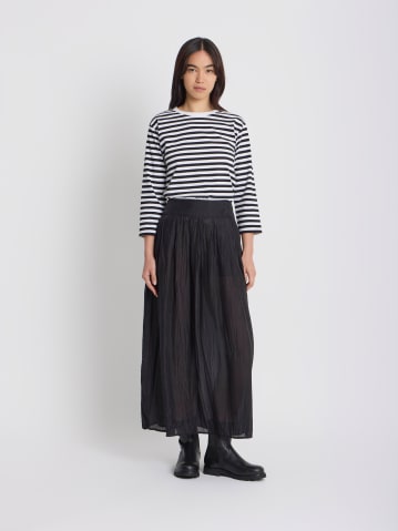 black pongee silk Grand Hotel skirt