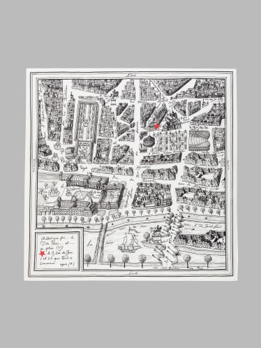 Rue du jour silk square scarf image number 0