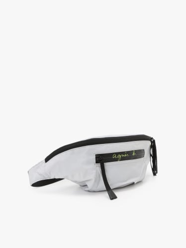 sac banane en nylon gris image number 2