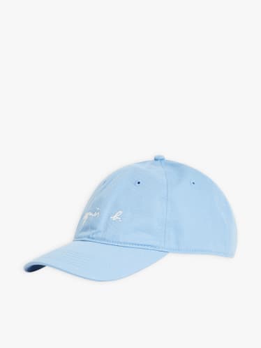 blue embroidered "agn&egrave;s b." cap image number 0