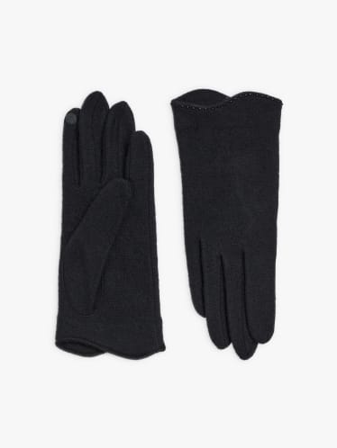 black wool Manon gloves image number 0