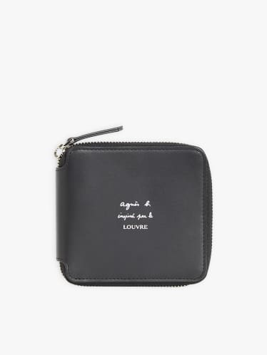 leather wallet agn&egrave;s b. inspired by the Louvre image number 0