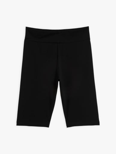 black cotton Susa cycling shorts
