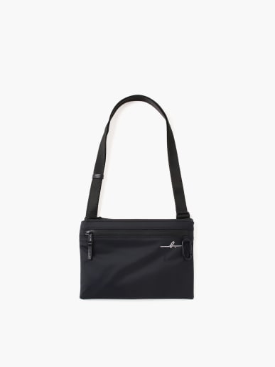 black nylon shoulder bag