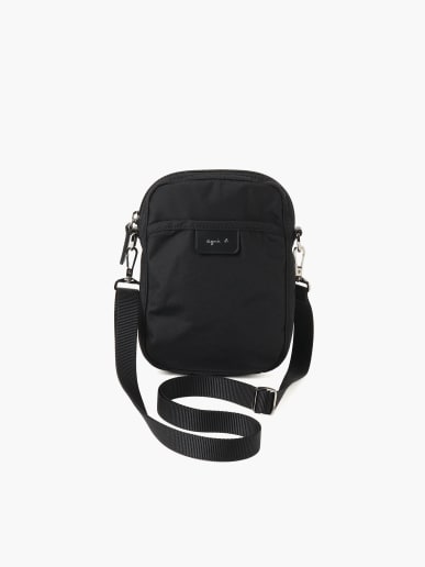 black nylon bag