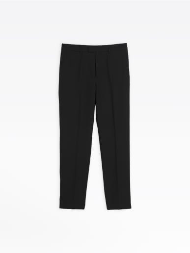 pantalon Jam noir en toile de laine