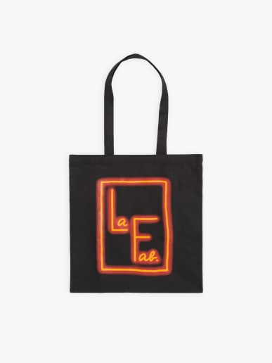black La Fab. tote bag