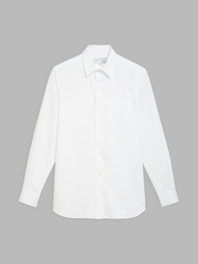 white cotton twill Plan&egrave;te shirt