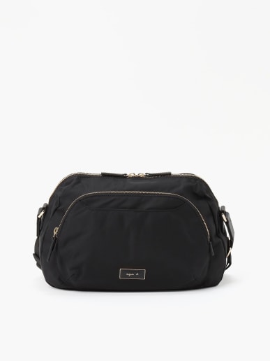 sac bandouli&egrave;re noir en nylon