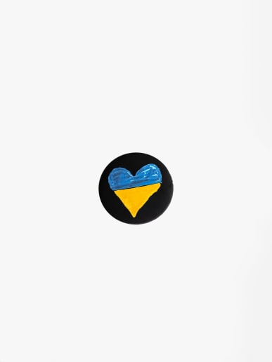 grand badge Le c&oelig;ur de l'Ukraine