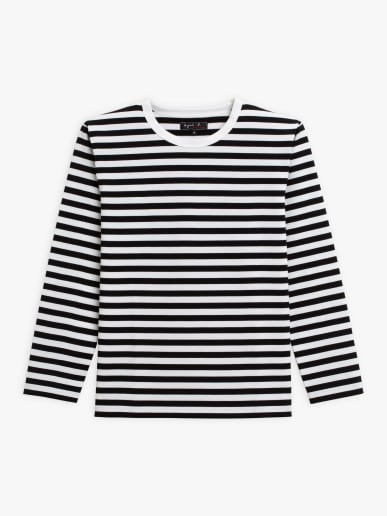 t-shirt Cool ray&eacute; noir et blanc