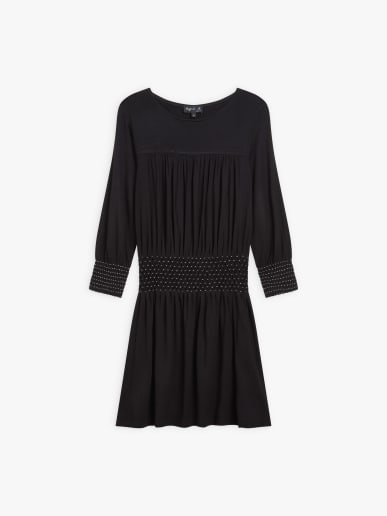 black viscose short Carry dress
