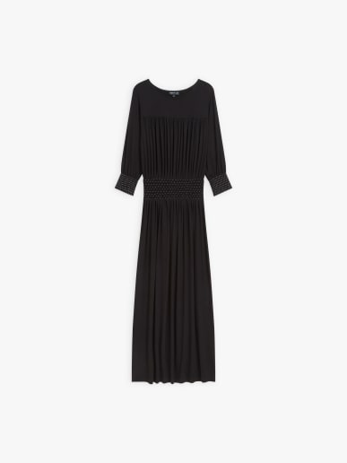 black viscose long Carry dress