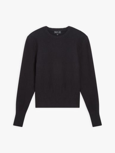 black cotton jersey Polisson jumper 