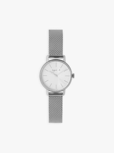 white "agn&egrave;s b." watch 