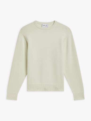 white cashmere jersey Ab jumper