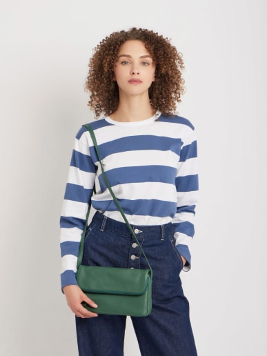 green leather Asya bag 