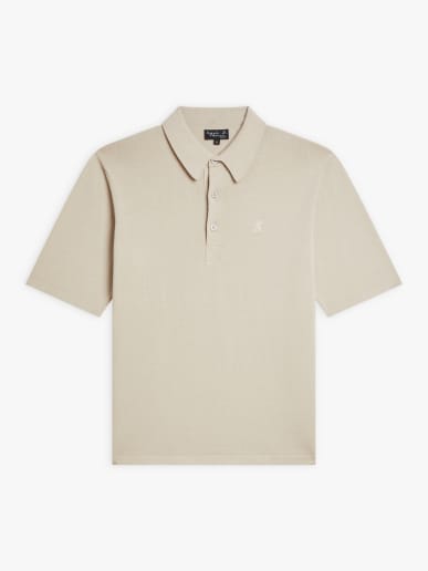 polo en coton beige