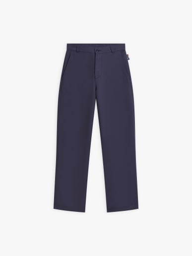 blue cotton trousers