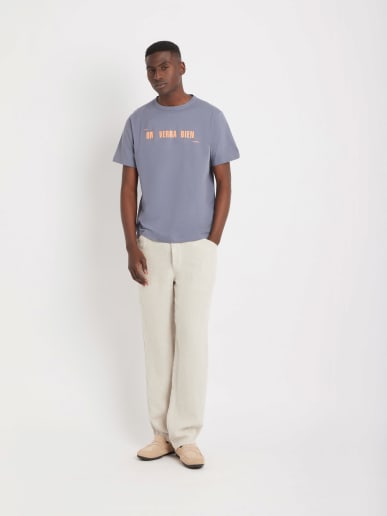 grey Le Mixte unisex cotton jersey t-shirt artist Robert Filliou