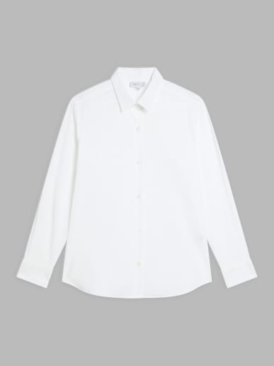 chemise Saori en jersey de coton blanc