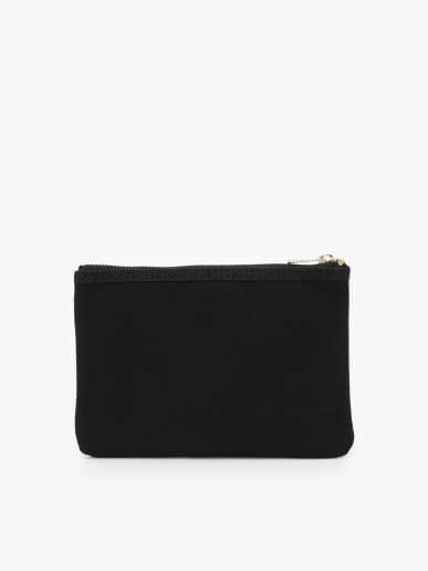 pochette en coton noir