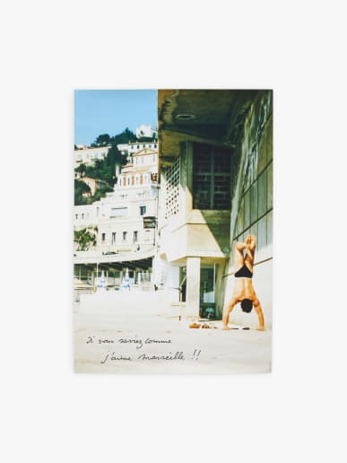 poster "Si vous saviez comme j'aime Marseille" photo by agn&egrave;s b.