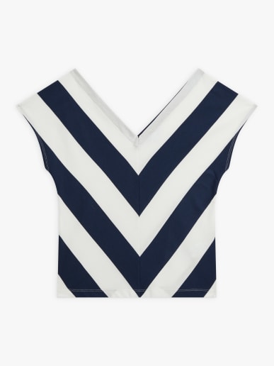 t-shirt Mellie en coton &agrave; rayures