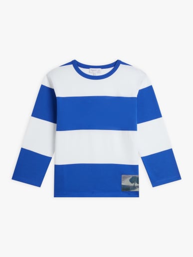 t-shirt Lil Cool en jersey de coton &agrave; rayures