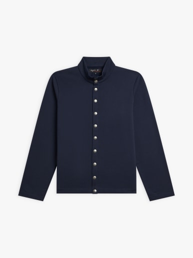 blue cotton New Yvan cardigan