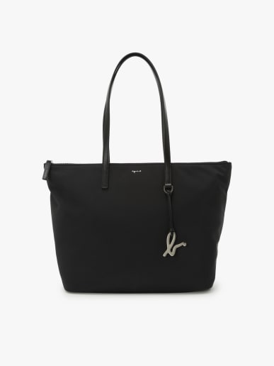 tote bag en nylon noir