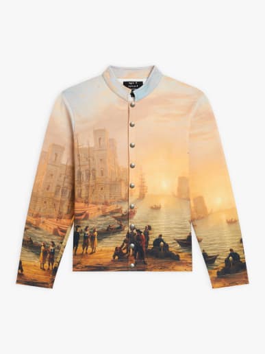 cotton cardigan agn&egrave;s b. inspired by the Louvre