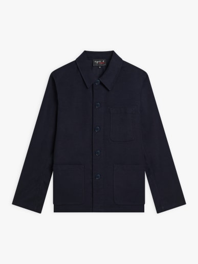 veste Armand en coton bleu