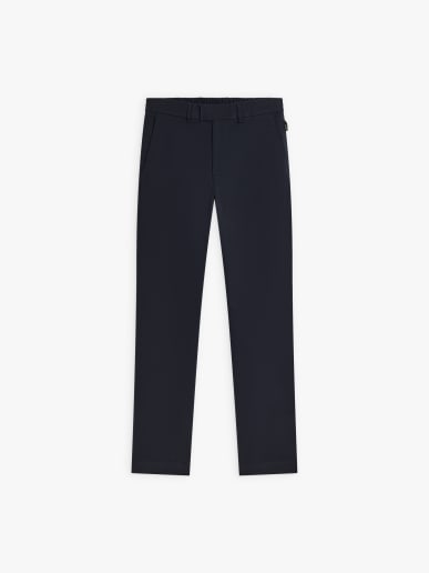 pantalon en coton bleu