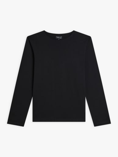 black cotton jersey Roulotte t-shirt