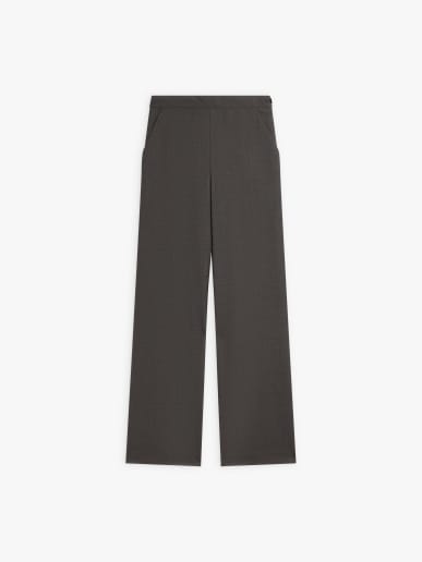 mottled brown worsted wool Neola trousers