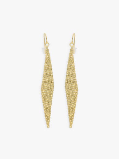 color gold brass Laure earrings