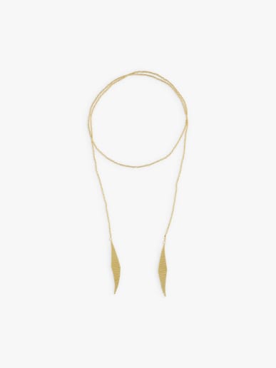 color gold brass Laure necklace