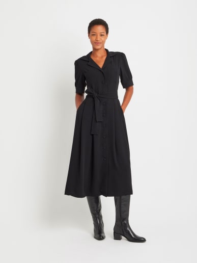 black polyester Marilor dress