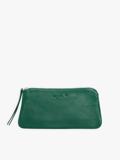 &eacute;tui Lola en cuir vert