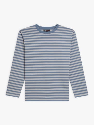 t-shirt Cool ray&eacute; bleu et gris