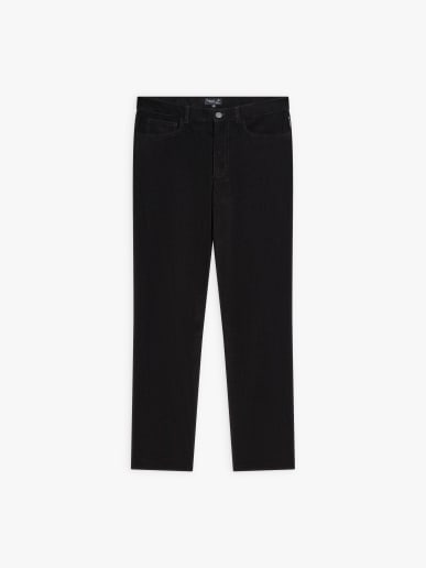 jeans Chris en velours de coton noir