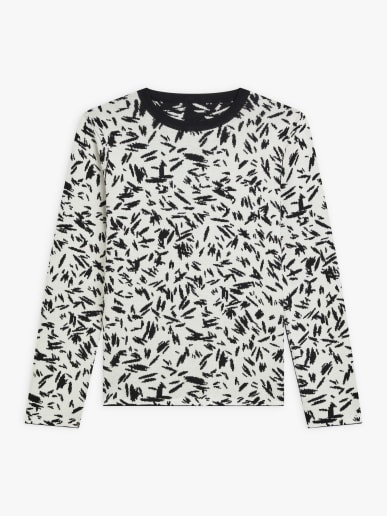 pull en coton noir