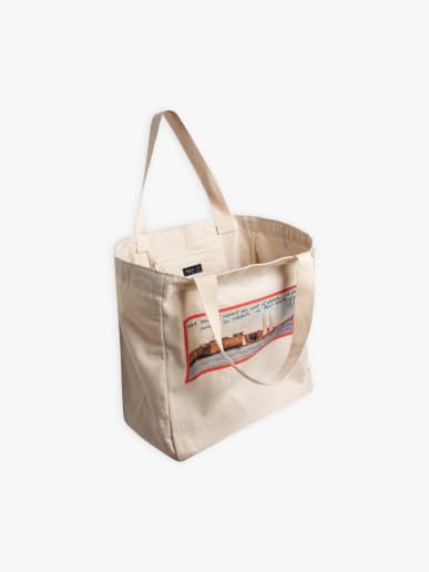 ecru cotton Tara photo Tara tote bag image number 3