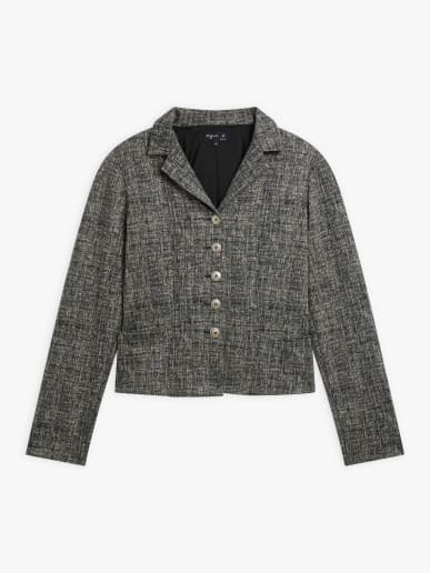 mottled grey polyamide Catania jacket