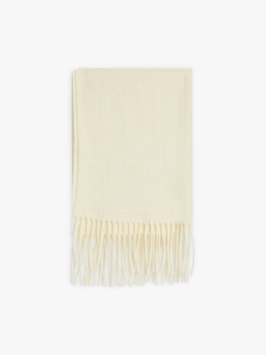 off-white wool Isa&eacute; scarf